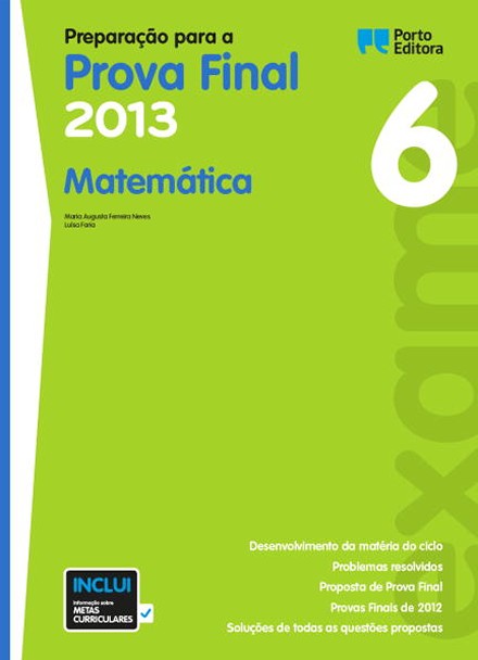 Prepara��o para a Prova Final 2013 - Matem�tica - 6.� Ano