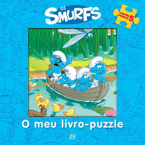 Os Smurfs - O Meu Livro-Puzzle