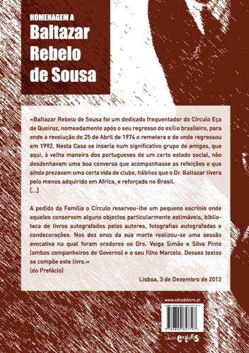 Homenagem a Baltazar Rebelo de Sousa